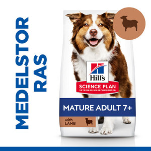 Hill's Mature Adult Medium hundfoder med lamm och ris