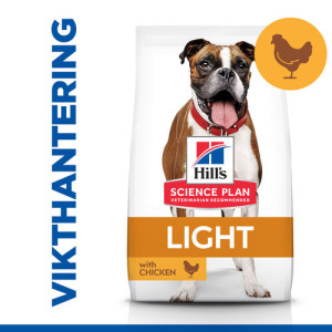 Hill's Adult Light Medium hundfoder med kyckling