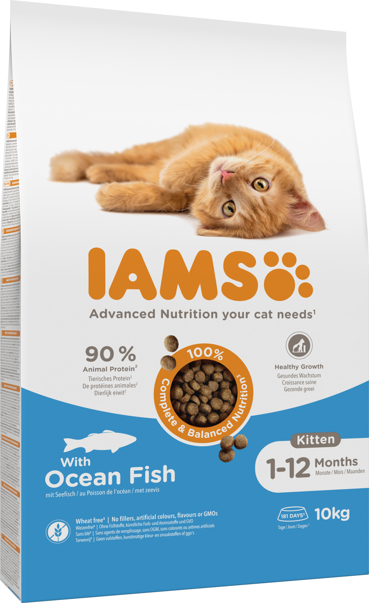 IAMS for Vitality Kitten met oceaanvis kattenvoer
