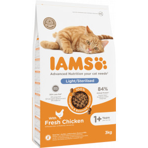 Iams For Vitality Adult Sterilised Kip kattenvoer