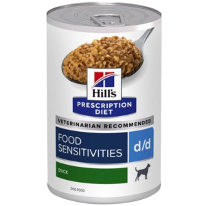 Hill's Prescription Diet D/D Food Sensitivities med anka och ris våtfoder hund 370 g
