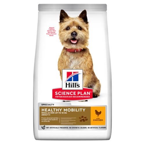 Hill's Adult Healthy Mobility Small & Mini hundfoder med kyckling