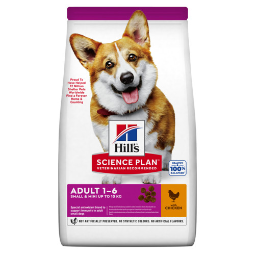 Hill's Adult Small & Mini hundfoder med kyckling