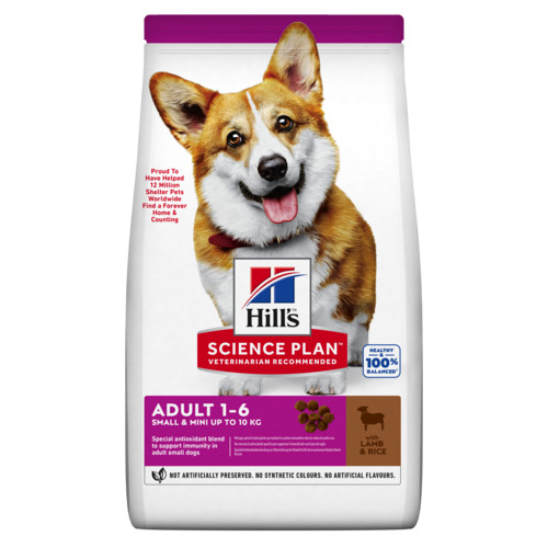 Hill's Adult Small & Mini hundfoder med lamm & ris