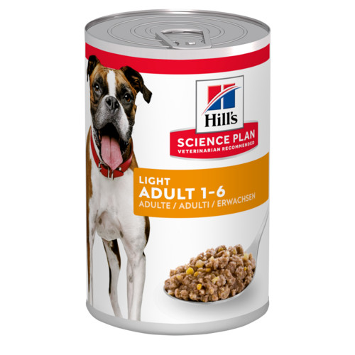 Hill's Adult Light våtfoder hund (burk 370 g)