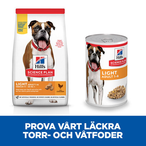 Hill's Adult Light våtfoder hund (burk 370 g)