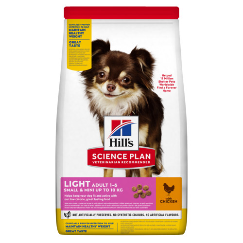 Hill's Adult Light Small & Mini hundfoder med kyckling