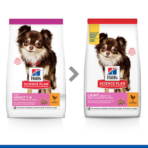 Hill's Adult Light Small & Mini hundfoder med kyckling