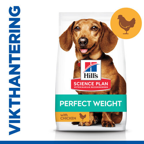 Hill's Adult Perfect Weight Small & Mini hundfoder med kyckling