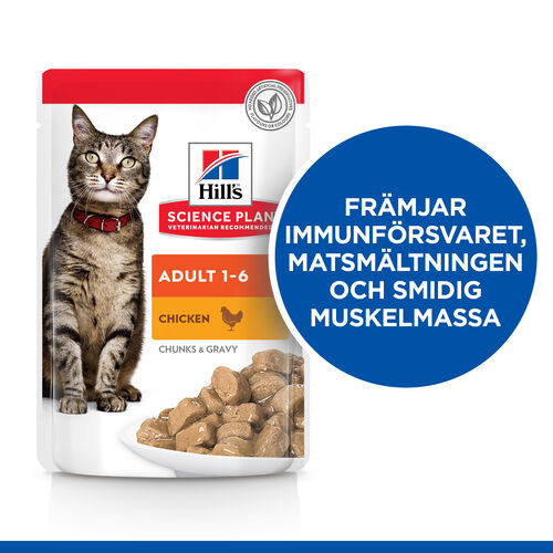 Hill's Adult våtfoder katt med kyckling (85 g)