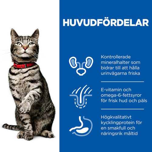 Hill's Adult Urinary Health kattfoder med kyckling