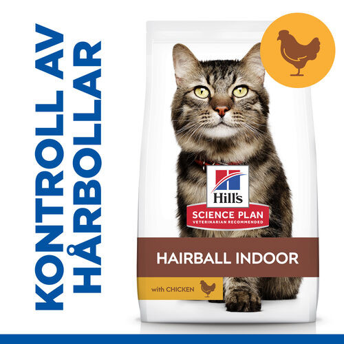 Hill's Mature Adult 7+ Hairball Indoor kattfoder med kyckling