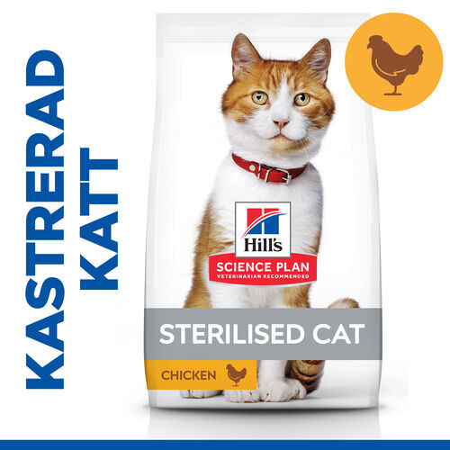 Hill's Adult Sterilised Cat kattfoder med kyckling