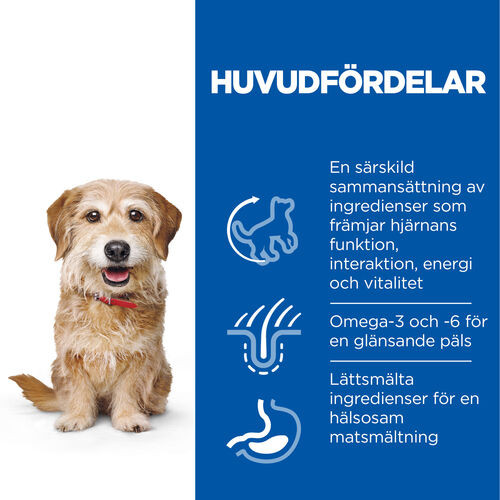 Hill's Mature Adult Senior Vitality Small & Mini hundfoder med kyckling