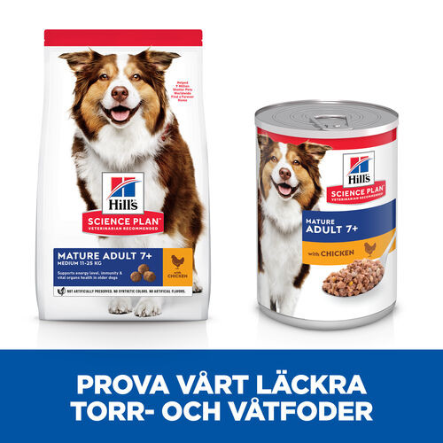 Hill's Mature Adult 7+ Medium mit Huhn Hundefutter