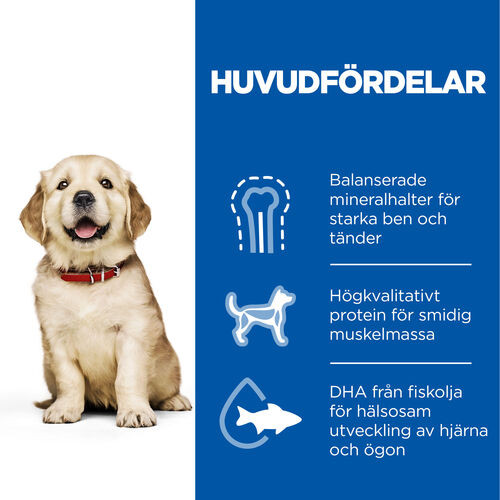 Hill's Puppy Large Breed hundfoder med kyckling