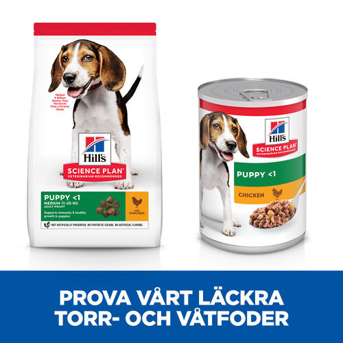 Hill's Puppy Medium mit Huhn Hundefutter