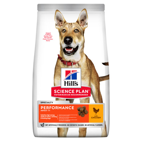 Hill's Adult Performance hundfoder med kyckling