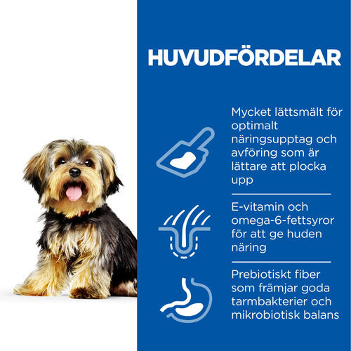 Hill's Adult Sensitive Stomach & Skin Small & Mini hundfoder med kyckling