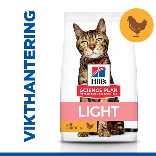 Hill's Adult Light kattfoder med kyckling