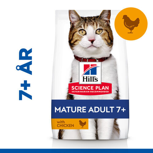 Hill's Mature Adult 7+ kattfoder med kyckling