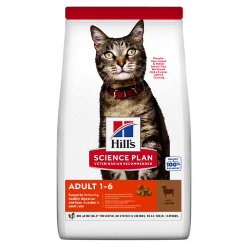 Hill's Adult kattfoder med lamm & ris