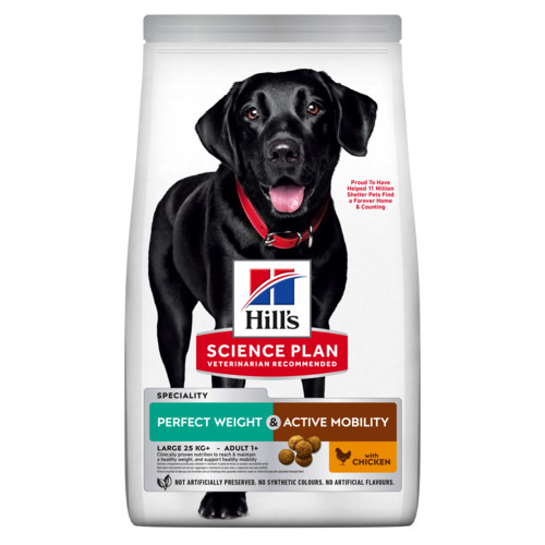 Hill's Adult Large Perfect Weight & Active Mobility mit Huhn Hundefutter