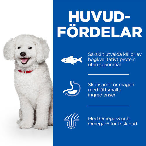 Hill's Adult Small & Mini Hypoallergenic Hundefutter mit Lachs