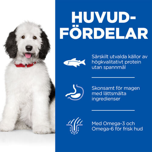 Hill's Adult Large Hypoallergenic hundfoder med lax