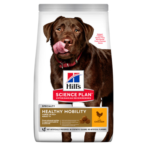 Hill's Adult Healthy Mobility Large Breed hundfoder med kyckling