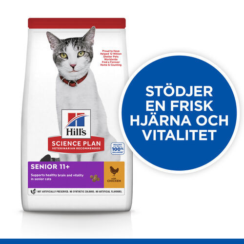Hill's Senior 11+ kattfoder med kyckling
