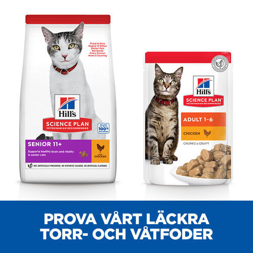 Hill's Senior 11+ kattfoder med kyckling