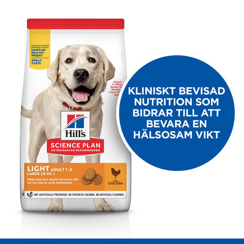 Hill's Adult Light Large Breed Huhn Hundefutter