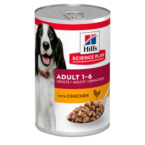 Hill's Adult våtfoder hund med kyckling (burk)