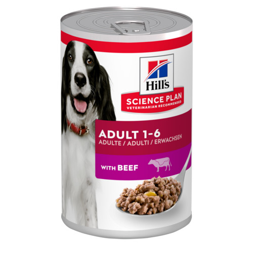 Hill's Adult våtfoder hund med nötkött  (burk)