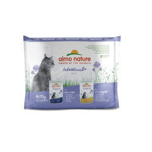 Almo Nature Sensitive Multipack Vis & Gevogelte 6x70gr