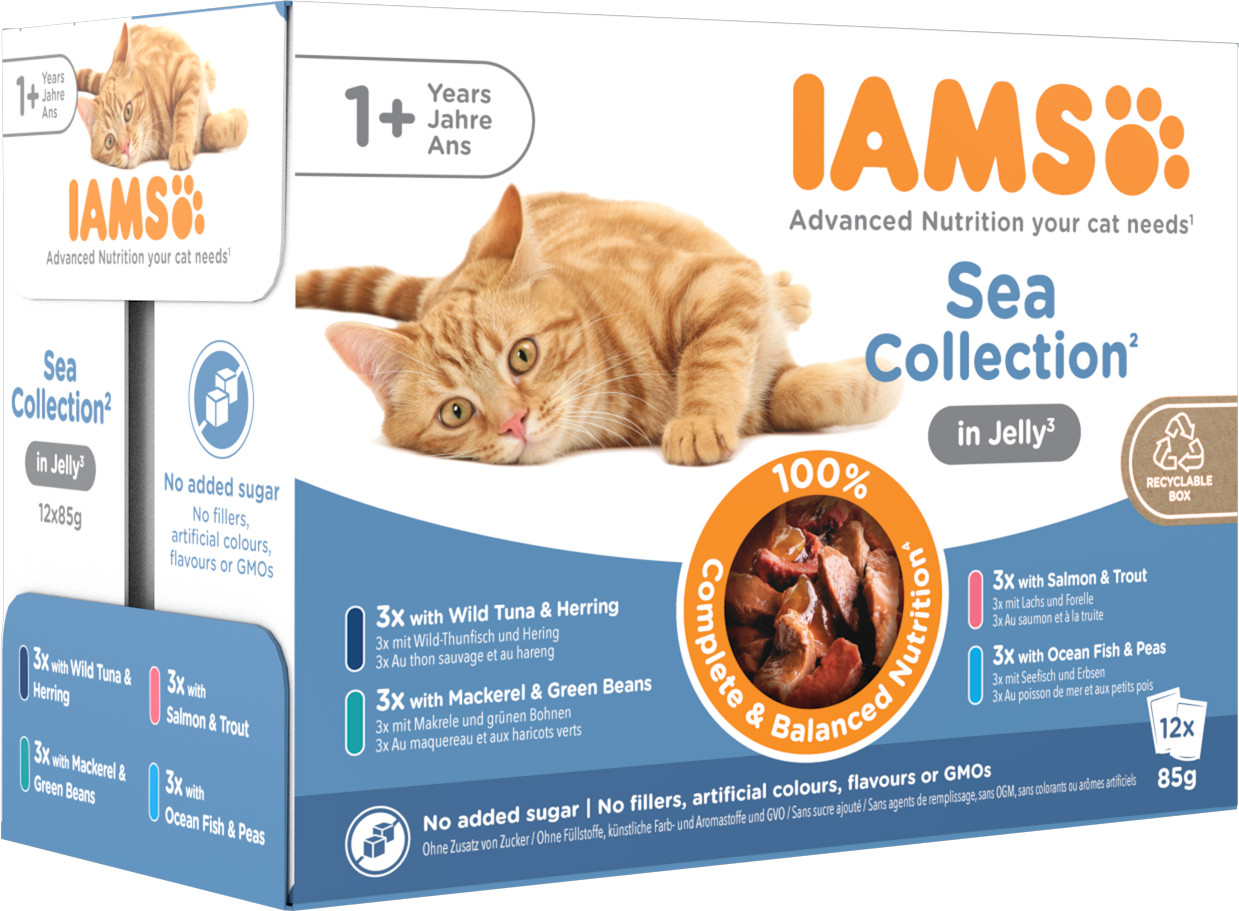 Iams Delights Adult Sea Collection våtfoder i jelly