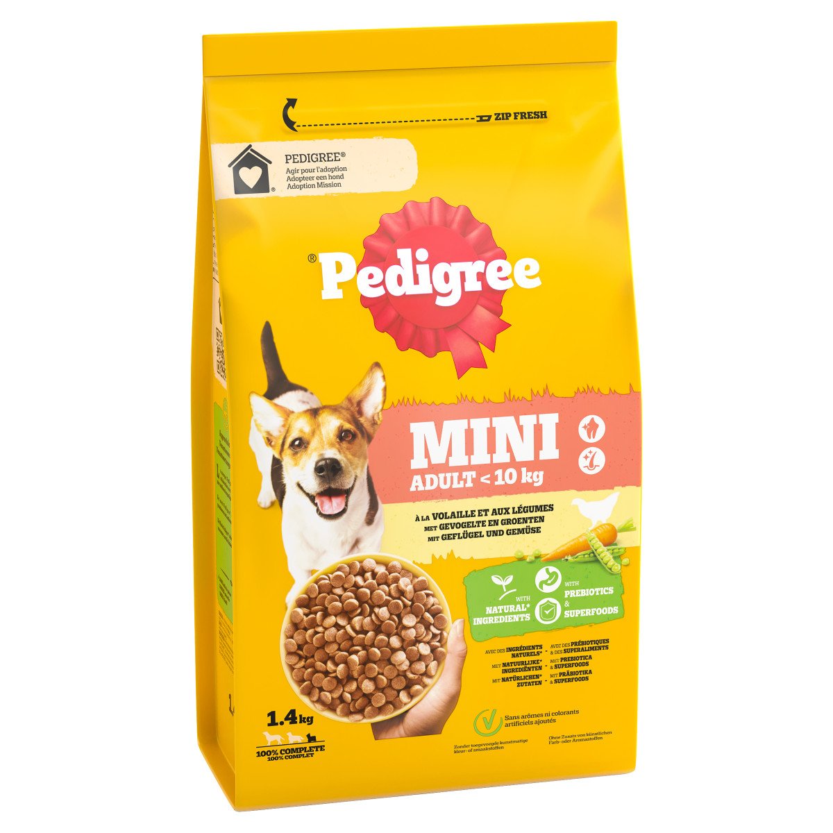 Pedigree Adult Mini med fjäderfä hundfoder