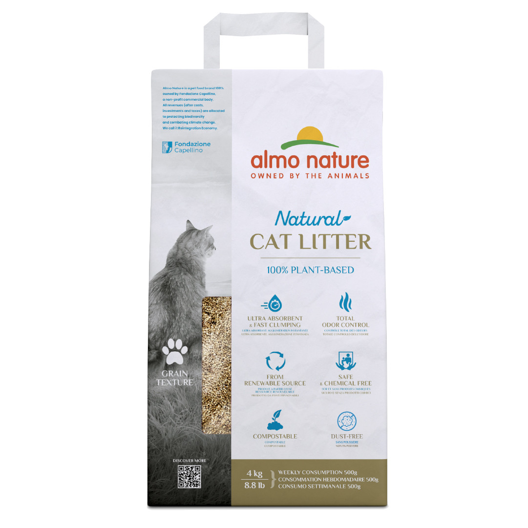 Almo Nature Grain Texture plantaardige kattenbakvulling