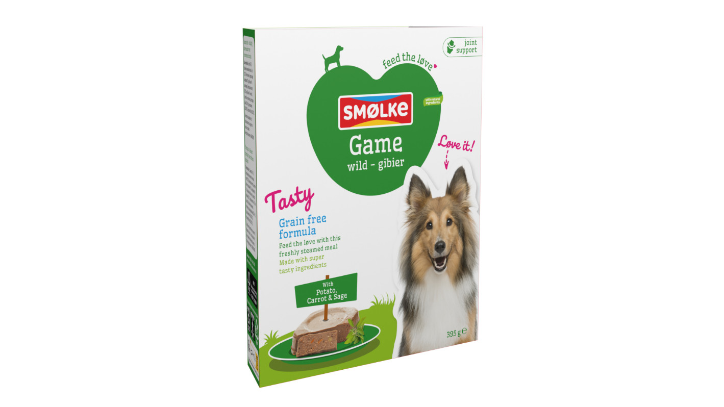 Smølke Tasty Game vers gestoomd wild nat hondenvoer