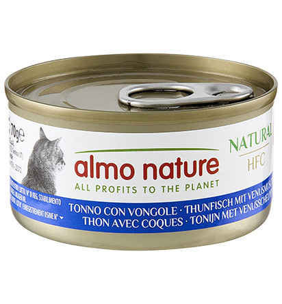 Almo Nature HFC Natural tonfisk med venusmusslor våtfoder katt (70 g)