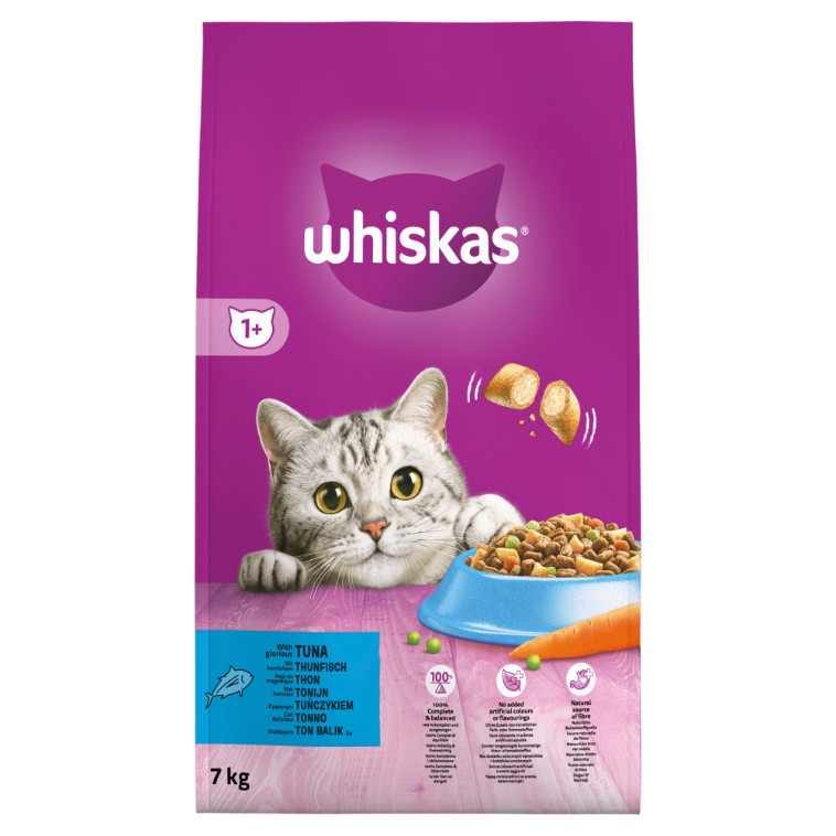 Whiskas Adult 1+ med tonfisk kattfoder