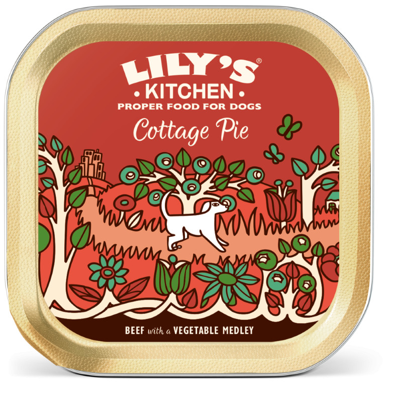 Lily's Kitchen Cottage Pie rund paté natvoer hond