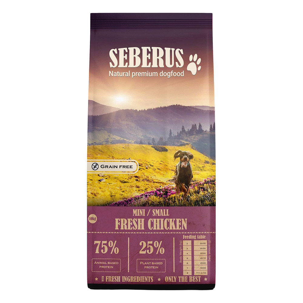 Seberus Mini/Small w/ Fresh Chicken - naturligt spannmålsfritt hundfoder