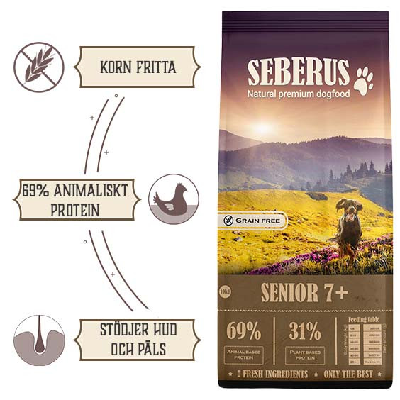 Seberus Senior 7+ hondenvoer Seberus Senior 7+ hondenvoer