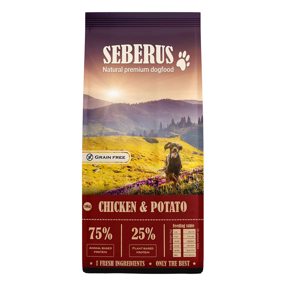 Seberus Chicken & Potato - natuurlijk graanvrij hondenvoer Seberus Chicken & Potato - natuurlijk graanvrij hondenvoer