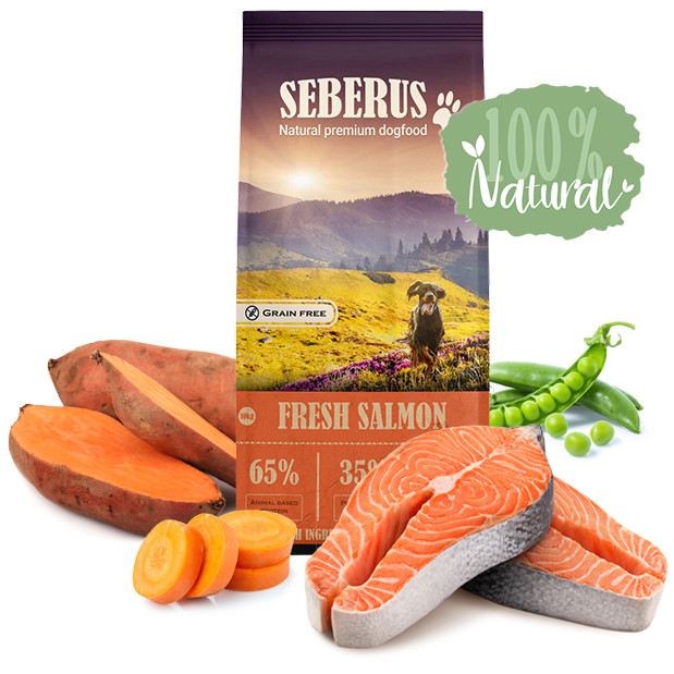 Seberus Fresh Salmon - natuurlijk graanvrij hondenvoer Seberus Fresh Salmon - natuurlijk graanvrij hondenvoer