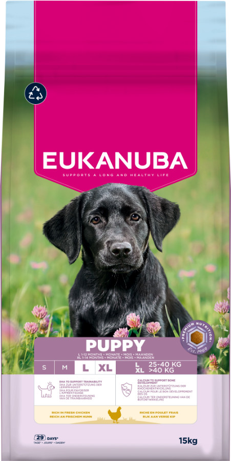 Eukanuba Growing Puppy Large Breed kip hondenvoer Eukanuba Growing Puppy Large Breed kip hondenvoer