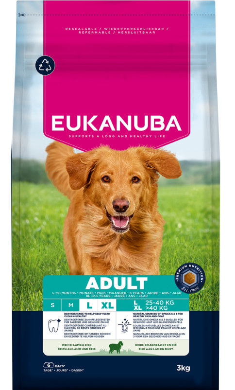 Eukanuba Adult Large hundfoder med lamm och ris