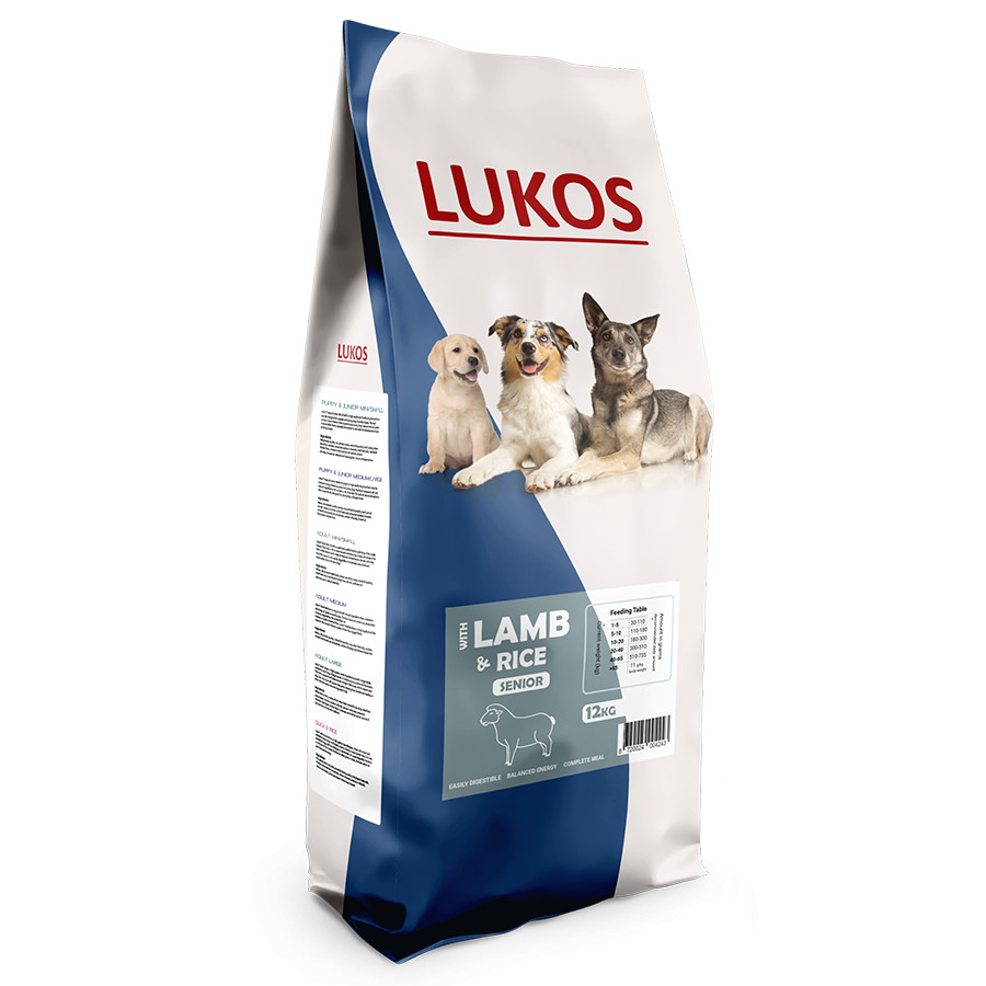Lukos Senior met lam & rijst - premium hondenvoer